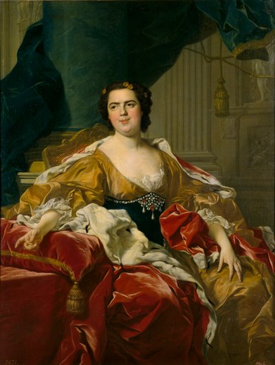 Luisa Isabel de Borbón, esposa de don Felipe de Parma de Louis Michel van Loo